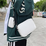 Women's High Leather Shoulder Bag Messenger Bags