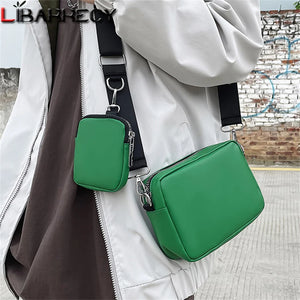 Women's High Leather Shoulder Bag Messenger Bags