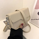 Women's One Shoulder Messenger Bag Versatile Work PU Handbag