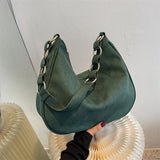 Women's Retro Bucket Bag Suede Shoulder Bag