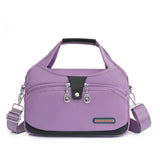 Canvas Waterproof Tote Bag Large Capacity Crossbody Handbag Multifunction Purse