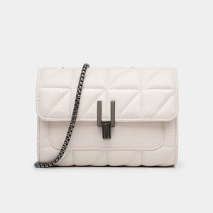 Leather Chain Crossbody Bag for Women Handbags Shoulder Bags