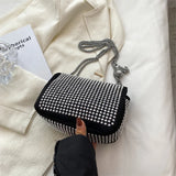 Leather Chain Crossbody Bags Women Handbags Shoulder Messenger Female Clutch