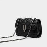 Leather Chain Crossbody Bag for Women Handbags Shoulder Bags