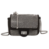 Leather Chain Crossbody Bags Women Handbags Shoulder Messenger Female Clutch