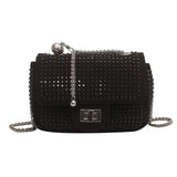 Leather Chain Crossbody Bags Women Handbags Shoulder Messenger Female Clutch