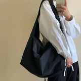 Nylon Bucket Shoulder Bag Purse Tote Bag