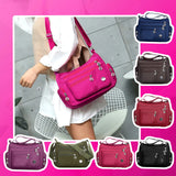 Women Nylon Messenger Shoulder Crossbody Bag Waterproof