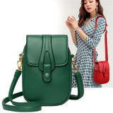 Leather Mini Crossbody Bag Women Small Shoulder Messenger Clutch