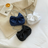 Large Bow Decoration Underarm Women's Shoulder Bag Totes