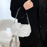 Large Bow Decoration Underarm Women's Shoulder Bag Totes