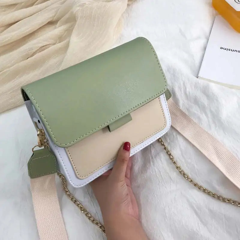 Women's PU Leather Crossbody Bag Shoulder Messenger Purse Handbag
