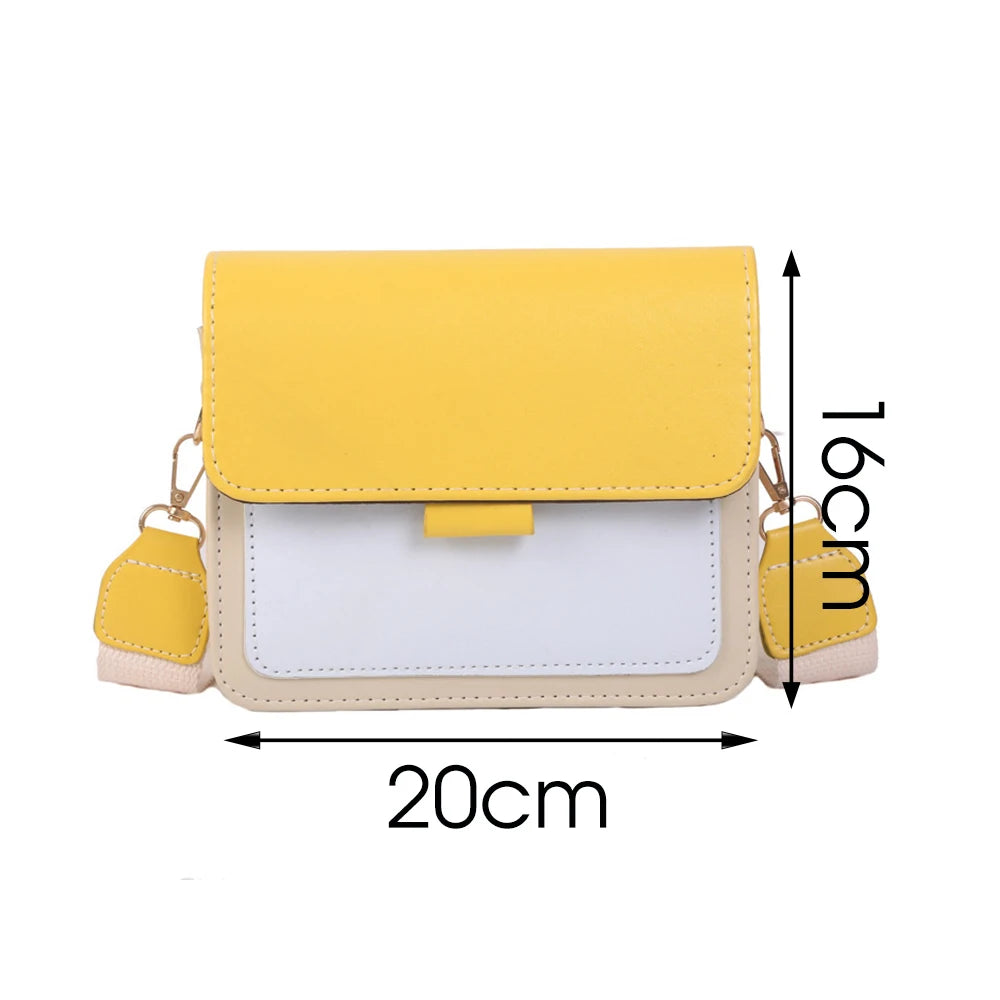 Women's PU Leather Crossbody Bag Shoulder Messenger Purse Handbag