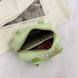 Women's Leather Crossbody Bag Boston Handbag