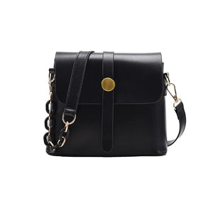Small Bucket Bag Women PU Leather Shoulder Cross Body Bag