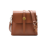 Small Bucket Bag Women PU Leather Shoulder Cross Body Bag