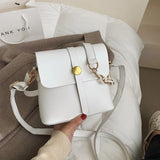 Small Bucket Bag Women PU Leather Shoulder Cross Body Bag