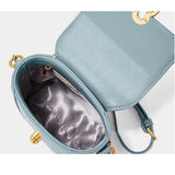 Small Chain Bucket Bag Leather Shoulder CrossBody Bag
