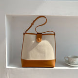 Canvas Patchwork Handbag Autumn Shoulder Bag