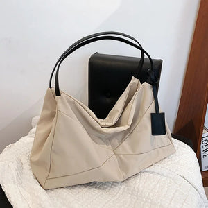 Canvas Shopper Tote Handbag for Women High Capacity