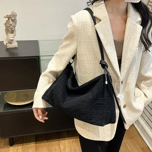 Canvas Women's Handbag Crossbody Bag Flap Tote Winter