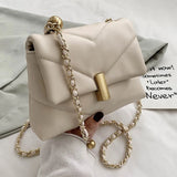 Diamond Lattice Crossbody Bags Soft Women Messenger Totes