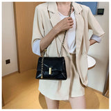 Chains Crossbody Bags For Women Diamond Lattice Shoulder Bags 2020
