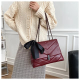 Chains Crossbody Bags For Women Diamond Lattice Shoulder Bags 2020
