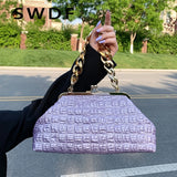 Crossbody Bag Evening Clutch Thick Chain Messenger Purse