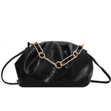 Winter Cloud Crossbody Bag for Women High PU Leather Handbag