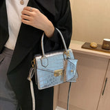 Crocodile Pattern Ladies Handbag Crossbody Bags For Women Shoulder Bag