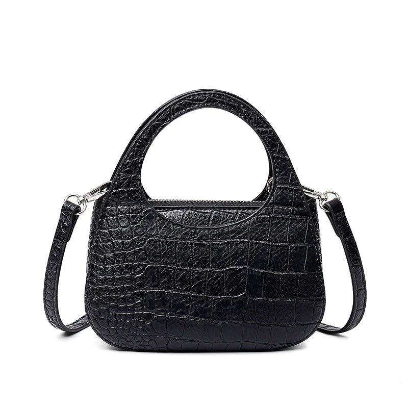Crocodile Pattern Women Handbag Top Handle Shoulder Bags