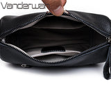 Cowhide Leather Crossbody Messenger Bag Retro Style Female Bolsos