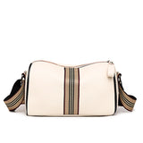 Cowhide Leather Crossbody Messenger Bag Retro Style Female Bolsos