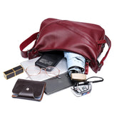 Women's Crossbody Shoulder Bags Soft Solid Messenger Totes