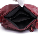 Crossbody Bags High Capacity Solid Shoulder Bags Soft Messenger Totes
