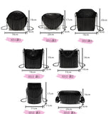 Rivet Shoulder Bag Fringed Crossbody Purse