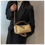 Denim Women's Handbag Chain Crossbody Bag Pillow Tote