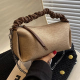 Denim Women's Handbag Chain Crossbody Bag Pillow Tote