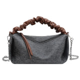 Denim Women's Handbag Chain Crossbody Bag Pillow Tote