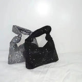 Crystal Rhinestone Evening Bag Dinner Party Bling Clutch Purse