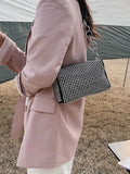 Diamonds Top Handle Bags for Women Summer Women's Shoulder Bag
