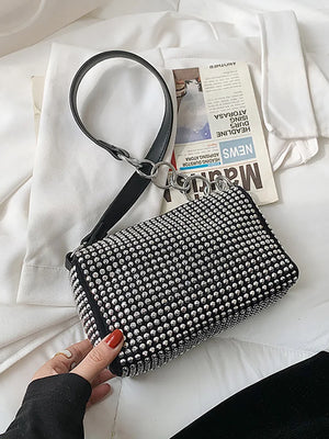 Diamonds Top Handle Bags for Women Summer Women's Shoulder Bag