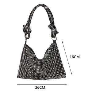 Shining Rhinestones Evening Clutch Bag Crystal Purses for Women
