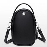 High Capacity Leather Mobile Phone Bag Women Crossbody Bags
