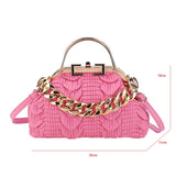 Women Chain Evening Clutch Bag Tote Large Crossbody Shoulder Bag