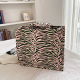 Jacquard Embroidery Top Handle Shoulder Tote Bag for Women