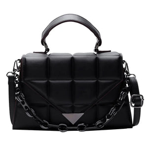 Pu Leather Messenger Shoulder Bag for Women