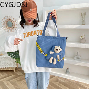 Canvas Crossbody Bags for Women Shoulder Bags Ladies Handbags