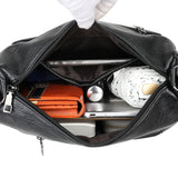 Soft Leather Shoulder Tote Handbag